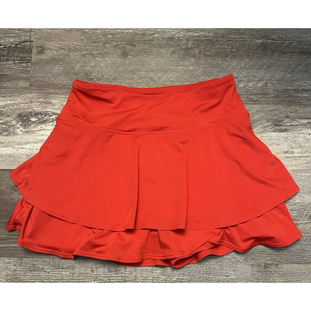 Baleaf Pleated Back Tennis Athletic Mini Skirt /Shorts‎ Skort Pickleball Med Nwt